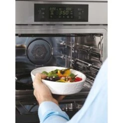 Candy MIC440VNTX-80 Combination Built-In Microwave & Oven - Stainless Steel -Home Kitchen c a candy mic440vntx 80 b i microwave oven interior2