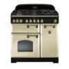 Rangemaster Classic Deluxe 90 Dual Fuel Cream Brass - CDL90DFFCR/B