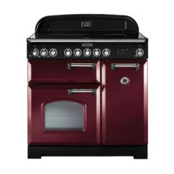 Rangemaster Classic Deluxe 90 Induction Cranberry Chrome - CDL90EICY/C