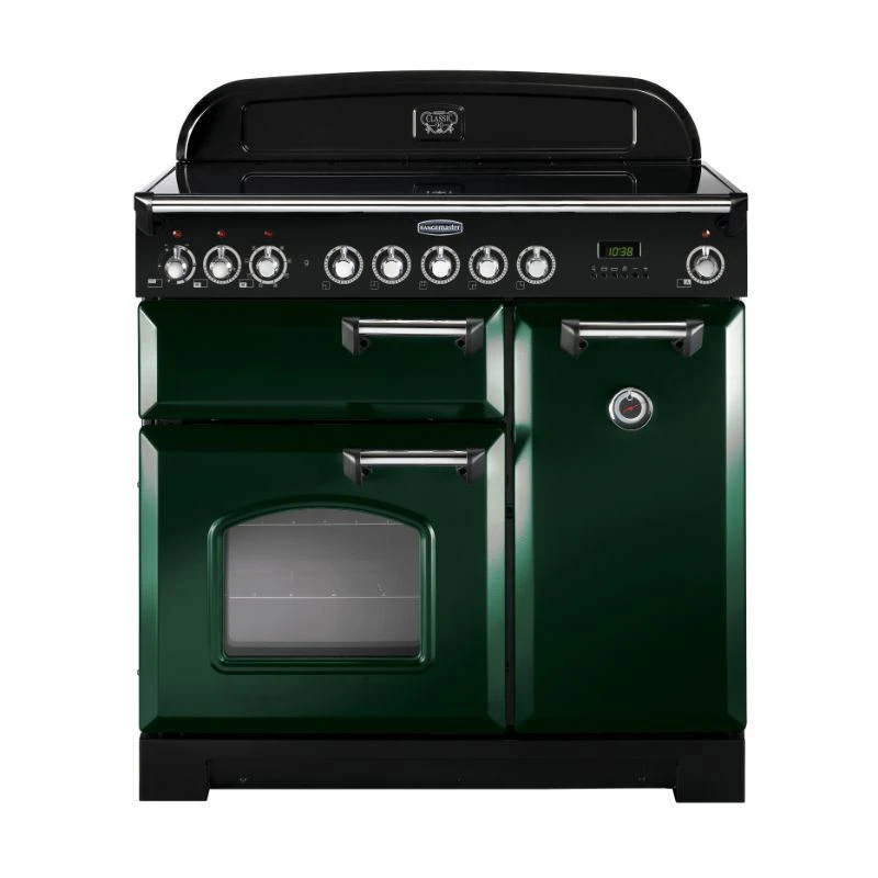 Rangemaster Classic Deluxe 90 Induction Green Chrome - CDL90EIRG/C 1 Rangemaster Classic Deluxe 90 Induction Green Chrome - CDL90EIRG/C