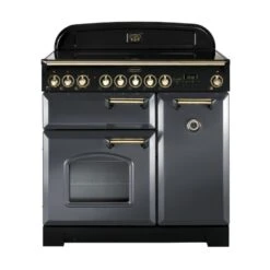 Rangemaster Classic Deluxe 90 Induction Slate Brass - CDL90EISL/B
