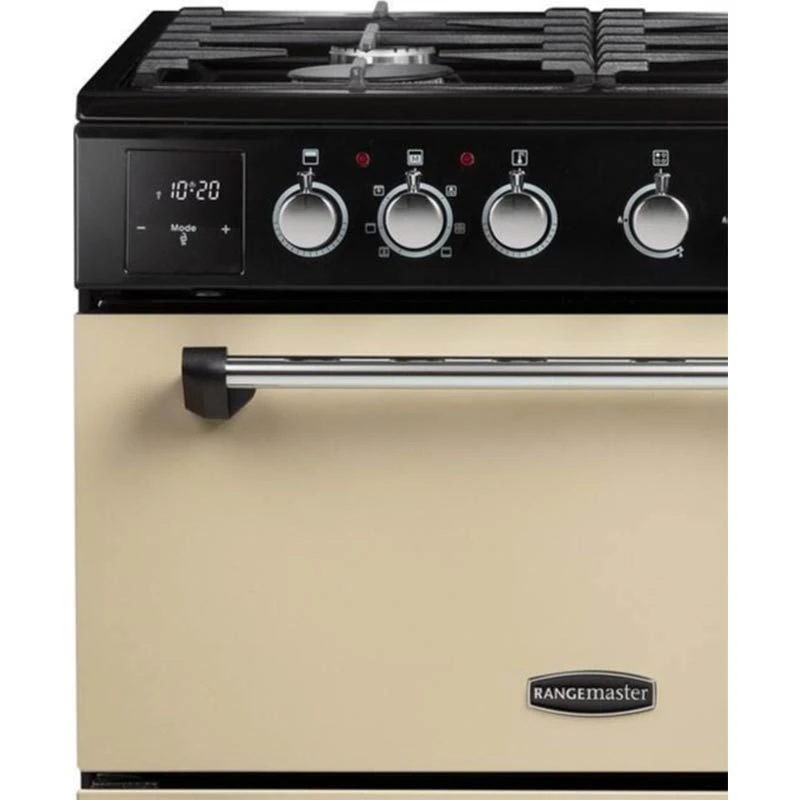 Rangemaster Classic 60 Dual Fuel Cooker - Cream & Chrome - CLA60DFFCR/C 2 Rangemaster Classic 60 Dual Fuel Cooker - Cream & Chrome - CLA60DFFCR/C - Image 2