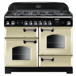 Rangemaster Classic 110 All Gas Cream/Chrome Cooker CLA110NGFCR/C
