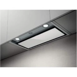 Elica Boxin HE 90cm Integrated Cooker Hood - Stainless Steel & White Glass - PRF0097796A