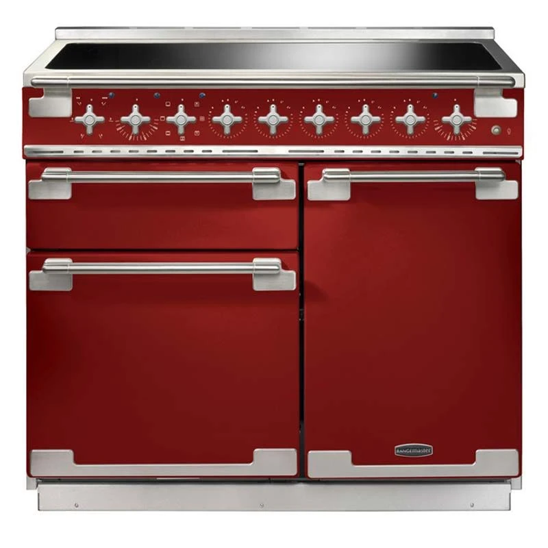 Rangemaster Elise 100cm Induction Range Cooker - Cherry Red - ELS100EIRD/ 1 Rangemaster Elise 100cm Induction Range Cooker - Cherry Red - ELS100EIRD/