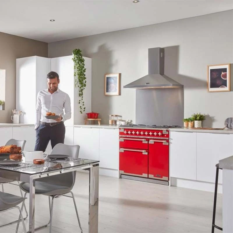 Rangemaster Elise 100cm Induction Range Cooker - Cherry Red - ELS100EIRD/ 2 Rangemaster Elise 100cm Induction Range Cooker - Cherry Red - ELS100EIRD/ - Image 2