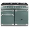 Rangemaster Elise 110cm Dual Fuel Range Cooker - Mineral Green - ELS110DFFMG/