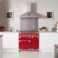 Rangemaster Elise 110cm Induction Range Cooker - Cherry Red - ELS110EIRD/ 5 Rangemaster Elise 110cm Induction Range Cooker - Cherry Red - ELS110EIRD/ -Home Kitchen e l els110eird 3