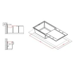 Reginox EASY 480 Elleci Single Bowl Granite Kitchen Sink - White - EASY 480 W -Home Kitchen easy 480 1 2