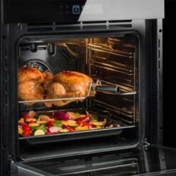 Rangemaster Eclipse 60CM Built In Electric Single Oven - Black - ECL6013BLG/C -Home Kitchen ecl6013blgc lifestyle3