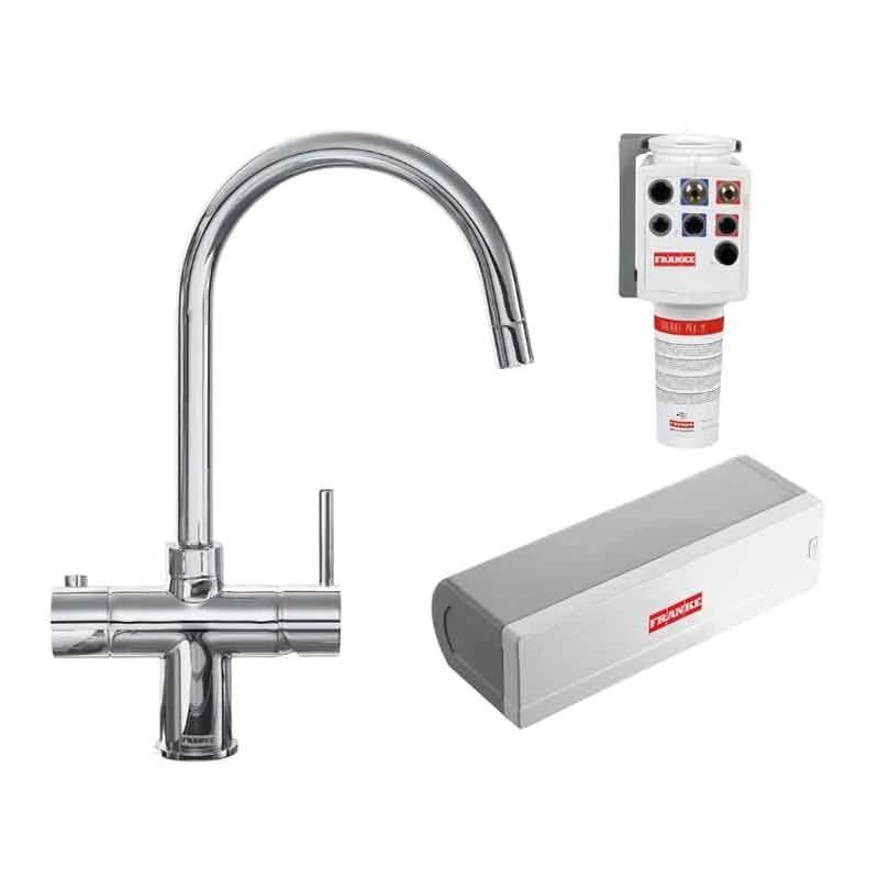 Franke Minerva Original 3-in-1 Manual Kitchen Tap - Chrome - 119.0518.861 2 Franke Minerva Original 3-in-1 Manual Kitchen Tap - Chrome - 119.0518.861 - Image 2