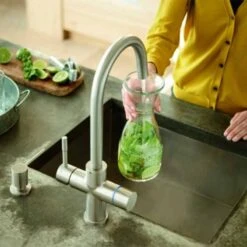 Franke Minerva Helix 4-in-1 Electronic Kitchen Tap - Stainless Steel - 119.0625.396 -Home Kitchen franke minerva 1190625396 2