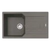 Franke Urban 1 Bowl Inset Fragranite Kitchen Sink Reversible UBG 611-86 - Stone Grey - 114.0689.379