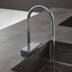 Hansgrohe Aquno Select M81 Single Lever Kitchen Mixer Tap 170 With Pull-Out Spray & Sbox 3 Spray Modes - Chrome - 73831000 13 Hansgrohe Aquno Select M81 Single Lever Kitchen Mixer Tap 170 With Pull-Out Spray & Sbox 3 Spray Modes - Chrome - 73831000 -Home Kitchen h a hansgrohe 73831000 lifestyle3