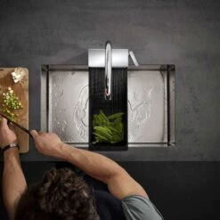 Hansgrohe Aquno Select M81 Single Lever Kitchen Mixer Tap 170 With Pull-Out Spray 3 Spray Modes - Chrome - 73837000 -Home Kitchen h a hansgrohe 73837000 lifestyle