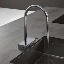 Hansgrohe Aquno Select M81 Single Lever Kitchen Mixer Tap 170 With Pull-Out Spray 3 Spray Modes - Chrome - 73837000 -Home Kitchen h a hansgrohe 73837000 lifestyle3