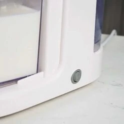 HOMCOM Auto Coffee Machine For Espressos Lattes And Cappuccinos - White - 800-078 -Home Kitchen homcom 800078 button