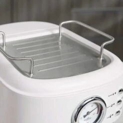 HOMCOM Auto Coffee Machine For Espressos Lattes And Cappuccinos - White - 800-078 -Home Kitchen homcom 800078 top view