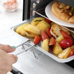 HOMCOM 750W 9 Litre Mini Countertop Oven & Grill - Black - 800-088 -Home Kitchen homcom 800088 lifestyle1