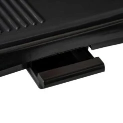 HOMCOM 1600W Non-Stick Teppanyaki Table Top Grill - Black - 800-109V70 -Home Kitchen homcom 800109v70 close up view1