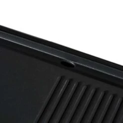 HOMCOM 1600W Non-Stick Teppanyaki Table Top Grill - Black - 800-109V70 -Home Kitchen homcom 800109v70 close up view3
