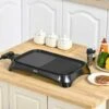 HOMCOM 1600W Non-Stick Teppanyaki Table Top Grill - Black - 800-109V70