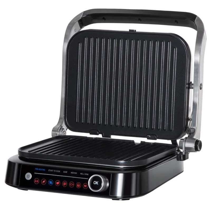 HOMCOM 2100W Health Grill & Pannini Maker - Black - 800-110V70 3 HOMCOM 2100W Health Grill & Pannini Maker - Black - 800-110V70 - Image 3
