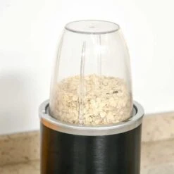 HOMCOM 1000W Countertop Blender & Smoothie Maker - Black - 800-131V70 -Home Kitchen homcom 800131v70 close up view