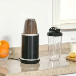 HOMCOM 1000W Countertop Blender & Smoothie Maker - Black - 800-131V70 -Home Kitchen homcom 800131v70 lifestyle1