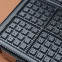 HOMCOM 1200W 4 Slice Waffle Maker - Black - 800-135V70 -Home Kitchen homcom 800135v70 waffle