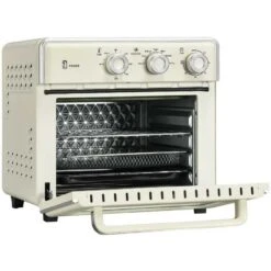 HOMCOM 1400W 20 Litre Mini Toaster Oven - Cream White - 800-152V70CW -Home Kitchen homcom 800152v70cw main image
