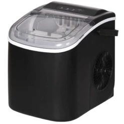 HOMCOM 12 Kg Portable Countertop Ice Maker Machine - Black - 800-154V70BK -Home Kitchen homcom 800154v70bk