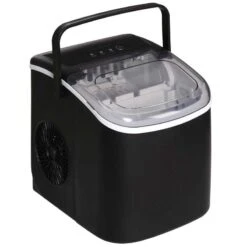 HOMCOM 12 Kg Portable Countertop Ice Maker Machine - Black - 800-154V70BK -Home Kitchen homcom 800154v70bk main image