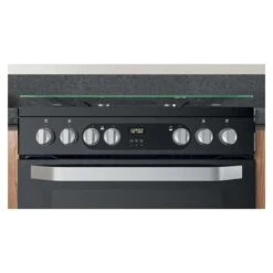 Hotpoint HDM67G9C2CB/UK Dual Fuel Cooker - Black -Home Kitchen hotpoing hdm67g9c2cb 3