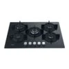 Hotpoint HGS 72S BK 75cm Gas On Glass Hob - Black