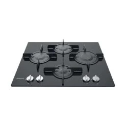 Hotpoint FTGHG 641 D/HBK 60cm Gas On Glass Hob - Black - LHO3705 -Home Kitchen hotpoint ftghg641dhbk 1