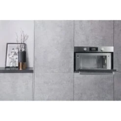 Hotpoint MD 344 IX H Built-In Microwave & Grill - Stainless Steel -Home Kitchen hotpoint md 344 ix h 3