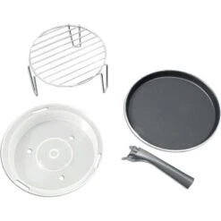 Hotpoint MD 344 IX H Built-In Microwave & Grill - Stainless Steel -Home Kitchen hotpoint md 344 ix h 6