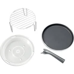 Hotpoint MD 554 IX H Built-In Microwave & Grill - Stainless Steel -Home Kitchen hotpoint md554ixh 6