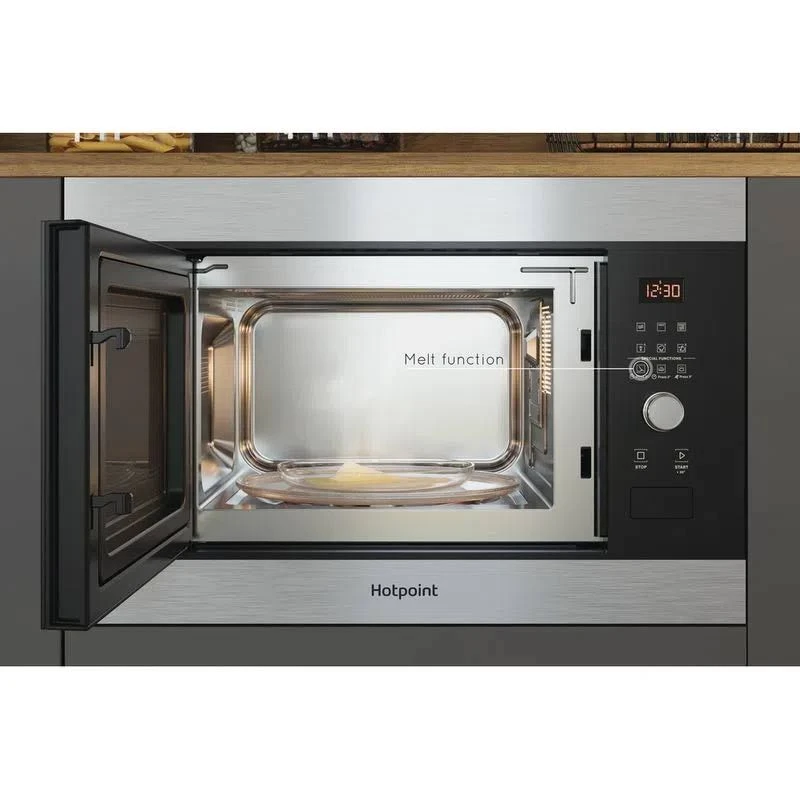 Hotpoint MF25G IX H Built-In Microwave & Grill - Stainless Steel 5 Hotpoint MF25G IX H Built-In Microwave & Grill - Stainless Steel - Image 5