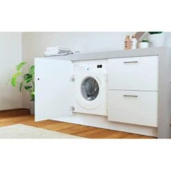 Indesit BI WMIL 71252 UK N Built In 7kg 1200rpm Washing Machine - White - BI WMIL 71252 UK N -Home Kitchen i n indesit biwmil71252ukn 2