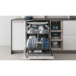 Indesit DIO 3T131 FE UK Fully Integrated 14 Place Dishwasher - White -Home Kitchen indesit di03t131uk 2