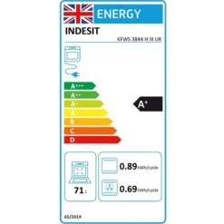 Indesit KFWS 3844 H IX UK Built-In Single Electric Oven - Stainless Steel -Home Kitchen indesit kfws3844hixuk 6