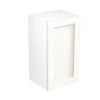 Kitchen Kit Shaker 400mm Wall Cabinet - Ultra Matt - White - Flatpacked - FKKH0512