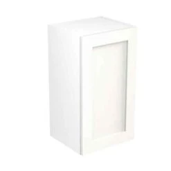 Kitchen Kit Shaker 400mm Wall Cabinet - Ultra Matt - White - Flatpacked - FKKH0512