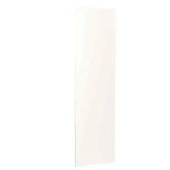 Kitchen Kit Shaker 2400mm Larder Cabinet End Panel - Ultra Matt - White - Flatpacked - FKKH0530