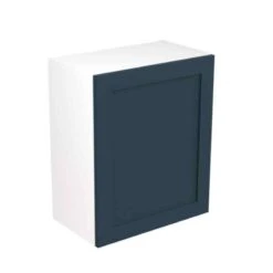 Kitchen Kit Shaker 600mm Wall Cabinet - Ultra Matt - Indigo Blue - Flatpacked - FKKH1314