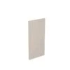 Kitchen Kit J-Pull 800mm Wall Cabinet End Panel Only - Ultra Matt - Light Grey - FKKJ0744