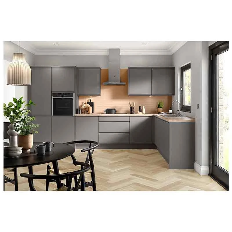 Kitchen Kit J-Pull 600mm Tall Double Oven Housing - Ultra Matt - Dust Grey - Flatpacked - FKKJ0821 2 Kitchen Kit J-Pull 600mm Tall Double Oven Housing - Ultra Matt - Dust Grey - Flatpacked - FKKJ0821 - Image 2