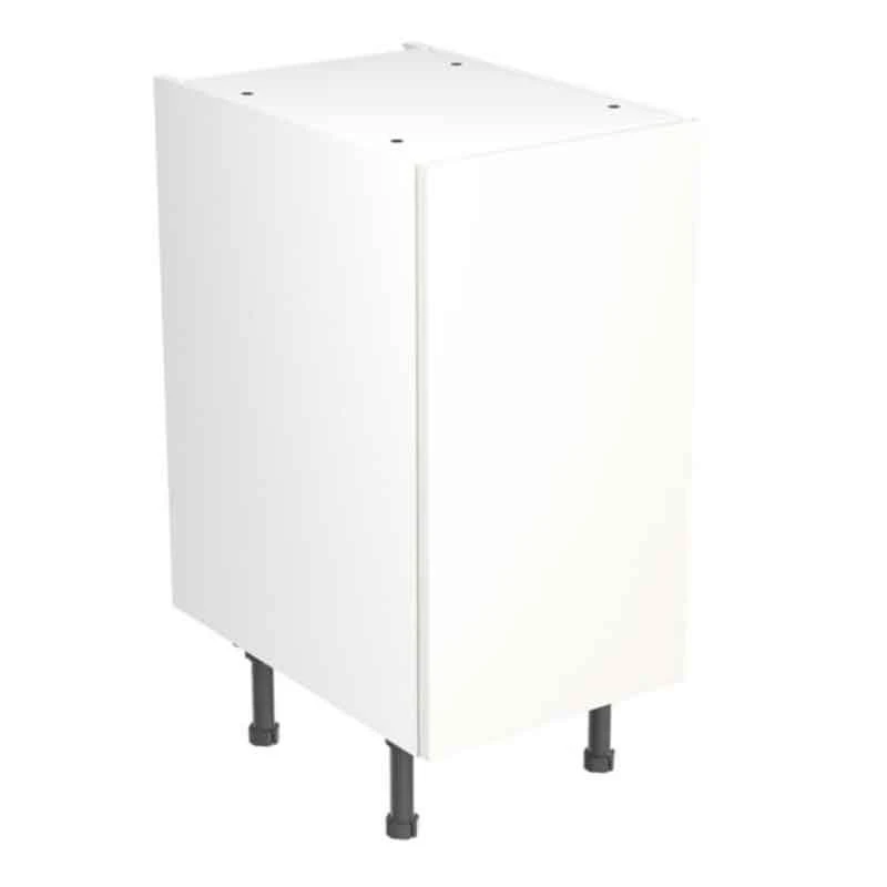 Kitchen Kit Value Slab 400mm Base Cabinet - Standard Matt - White - Flatpacked - FKKM1002 1 Kitchen Kit Value Slab 400mm Base Cabinet - Standard Matt - White - Flatpacked - FKKM1002